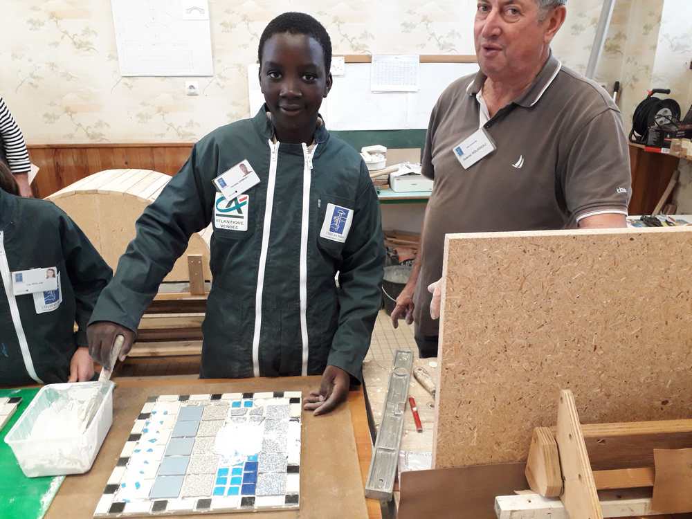 Atelier maçonnerie Timothée et Gaby