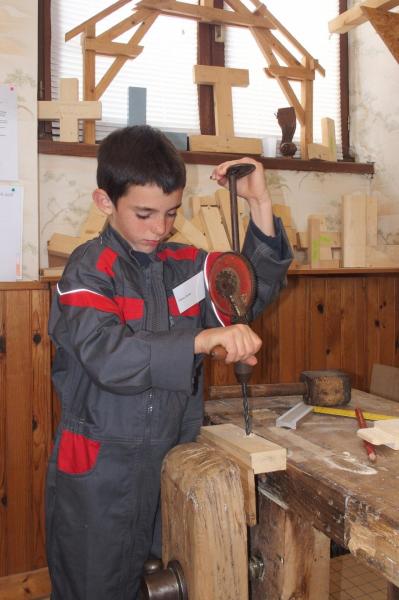 Félicien atelier menuiserie.