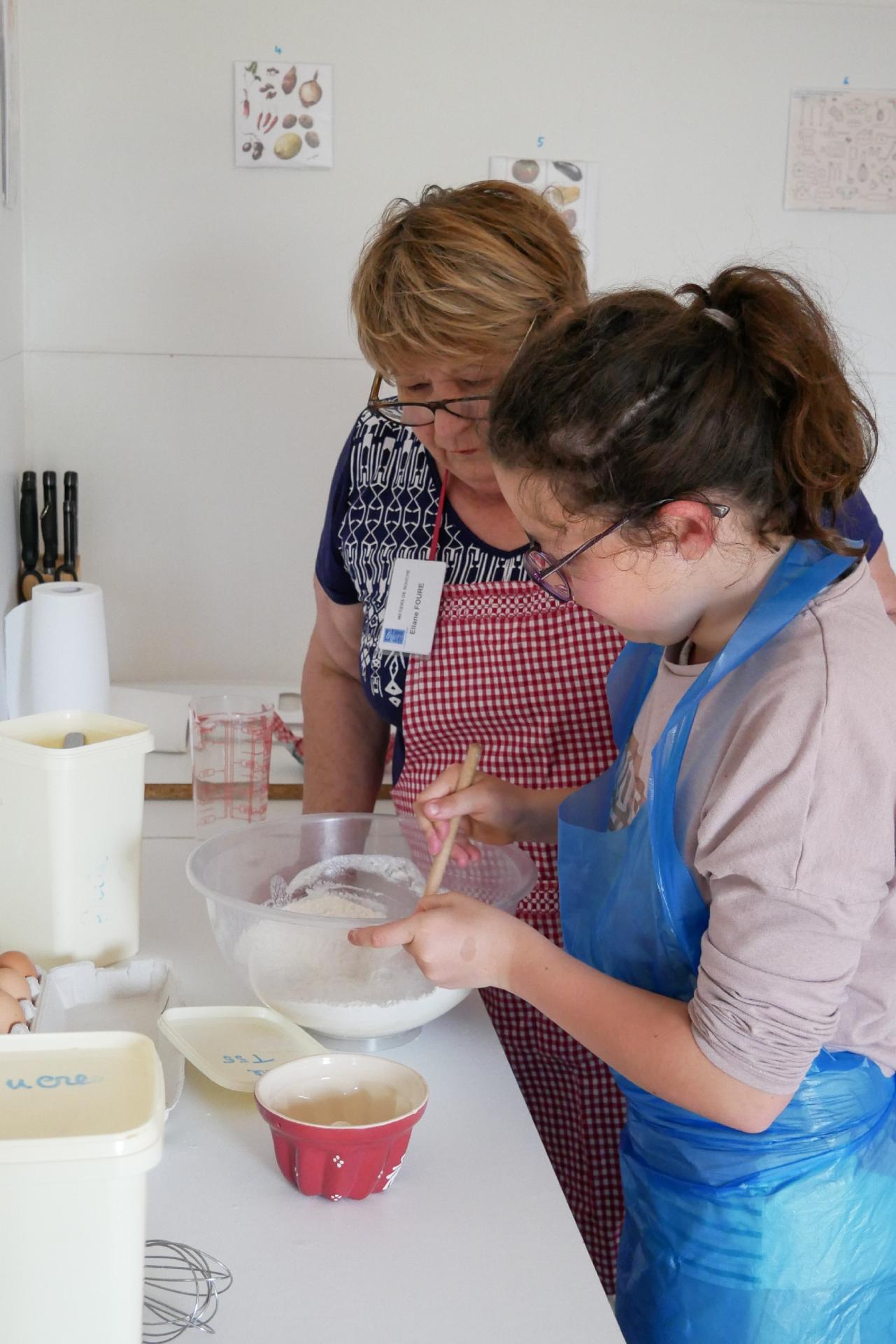 Atelier cuisine Gaëlle et Éliane 